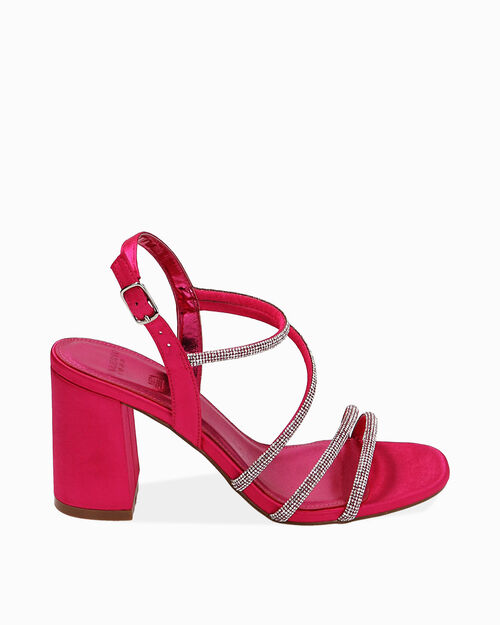 Sandali fragola, tacco 8,5 cm, STRAWBERRY
