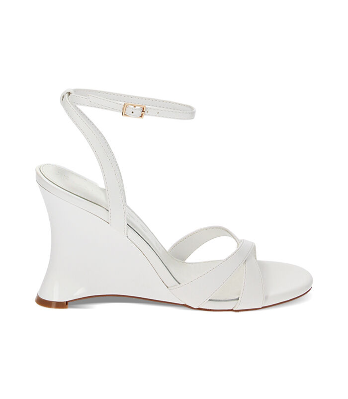 Sandali zeppa bianchi online