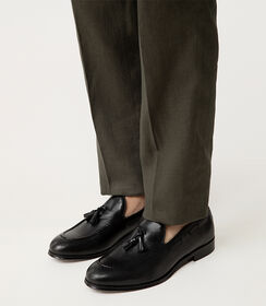 Mocassino nero con nappine, Valerio 1966, 2753T1840PENERO040, 002 preview