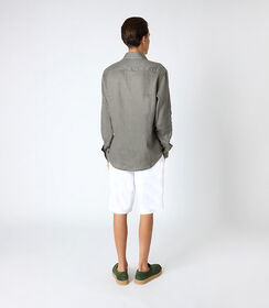 Camicia da uomo in lino militare, Valerio 1966, 25Z3T2302LNMILI39, 002 preview