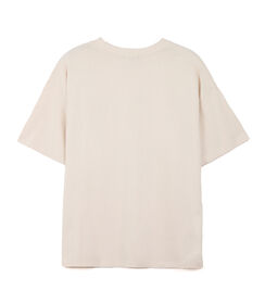 T-shirt da uomo in cotone beige, Valerio 1966, 26J3T1106TSBEIGL, 004 preview