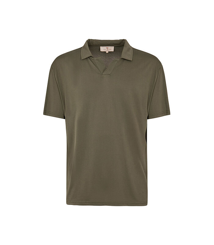 Polo verde in cotone leggero, Valerio 1966, 27C9T5580TSVERDL