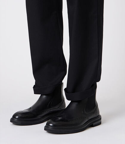 Beatles in pelle nera da uomo, Valerio 1966, 26U6T3950PENERO039, 002