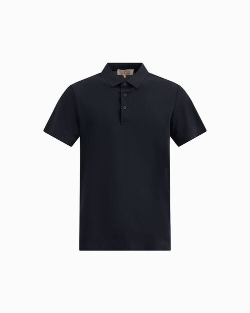 Polo blu basic, BLUE