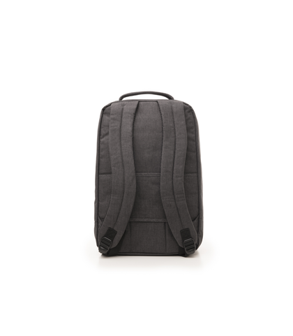 Zaino grigio in cotone e nylon, Valerio 1966, 10H9T1602TSGRIGUNI, 002