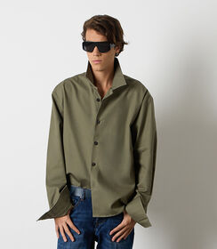 Camicia over militare in cotone da uomo, Valerio 1966, 26Z3T0226COMILIL, 002 preview