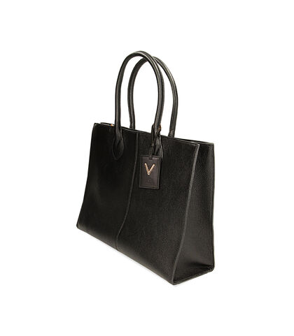BORSA BORSA A SPALLA PELLE NERO, Valerio 1966, 22U3T9908PENEROUNI, 002