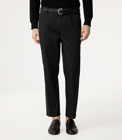 Pantalone nero per un'eleganza senza tempo, Valerio 1966, 27J3T6925TSNERO42, 002