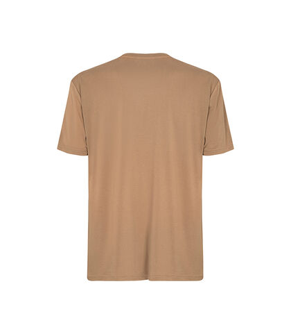 T-shirt nocciola con vestibilit&agrave; regolare, Valerio 1966, 27C9T5579TSNOCCI, 002