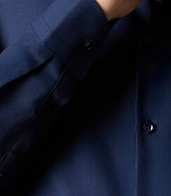 Camicia in cotone blu notte da uomo, Valerio 1966, 26Z3T0030COBLUN38, 002 preview