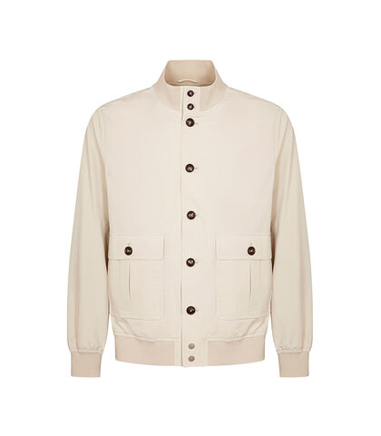 Giubbino panna con bottoni a contrasto, Valerio 1966, 2785T8622TSPANNI, 001