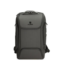 Zaino nero in tessuto porta pc, Valerio 1966, 23U2T7267TSNEROUNI, 001 preview