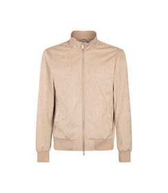 Giubbino taupe con colletto alla coreana, Valerio 1966, 2785T6300MFTAUPI, 001 preview