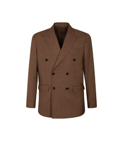 Giacca marrone doppiopetto classica, Valerio 1966, 2786T1001TSMARR42, 001 preview