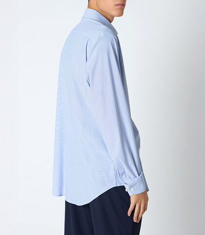 Camicia uomo blu-bianco, Valerio 1966, 25R1T2411TSBLBI42, 002