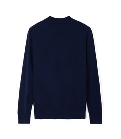 Maglione blu navy da uomo in tessuto, Valerio 1966, 26U4T3014TSBLUNL, 005 preview