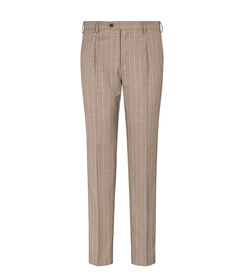 Completo pantalone marrone-beige gessato, Valerio 1966, 2786T1002TSMABE42, 001 preview