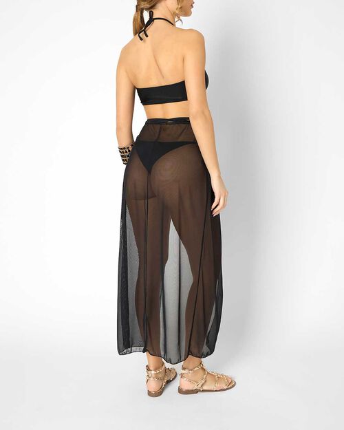 Copricostume da donna nero, BLACK