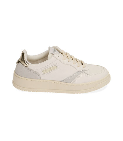 Sneakers bianco/oro , Valerio 1966, 20F9T9215EPBIOR035, 001