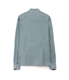 Camicia bianca e verde da uomo in cotone, Valerio 1966, 26Z3T0032COBIVE42, 004 preview