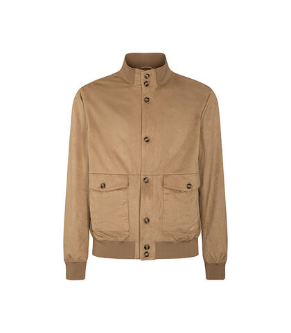 Giubbino camel con dettagli distintivi, Valerio 1966, 2785T2588MFCAMEI, 001