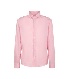 Camicia rosa in lino con colletto classico, Valerio 1966, 27Z3T2302LNROSA39, 001 preview
