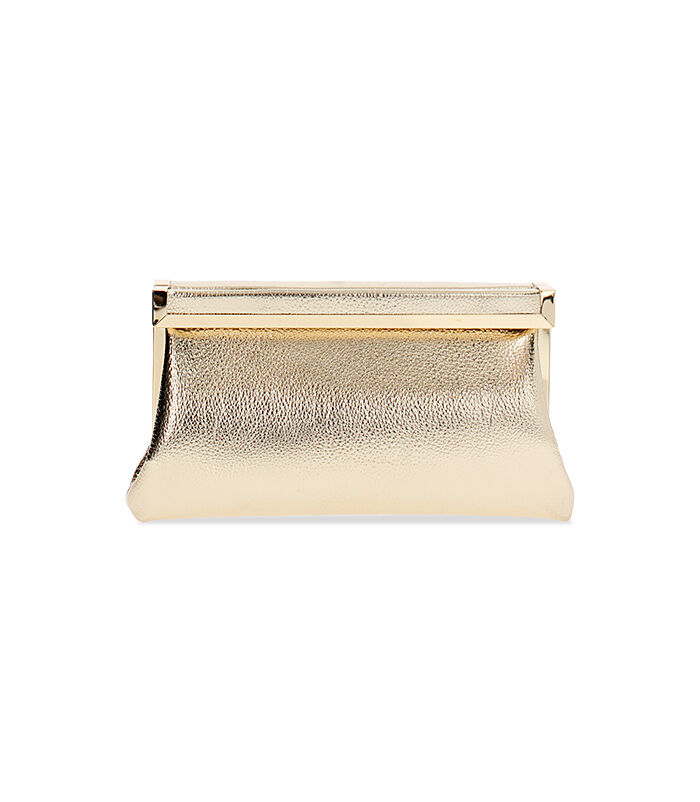 Pochette da donna in laminato oro, Valerio 1966, 2551T6136LMOROGUNI