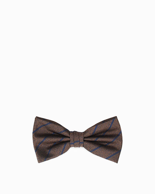 Papillon marrone con righe blu, BROWN