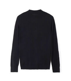 Maglione nero da uomo in tessuto, Valerio 1966, 26U4T3014TSNEROI, 004 preview