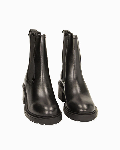 CALZATURA BEATLES PELLE NERO, BLACK