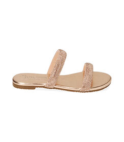 Ciabatte oro-rosa con strass, Valerio 1966, 2349T7803LPRAOR038, 001 preview
