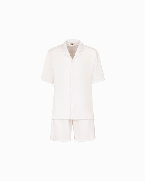 Coordinato estivo bianco casual, WHITE