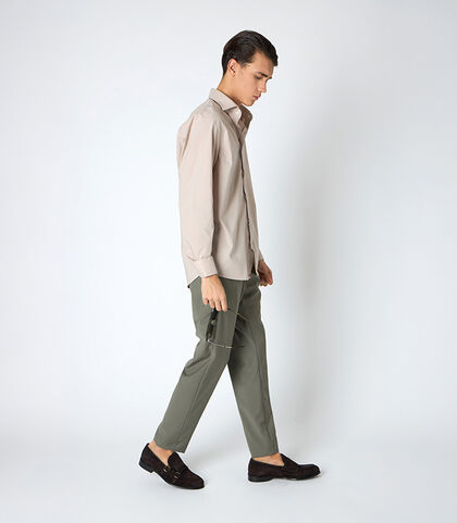 Pantalaccio da uomo in cotone verde, Valerio 1966, 25N8T5007TSVERD42, 001