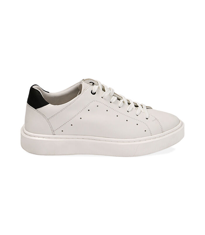 Sneakers bianche in pelle