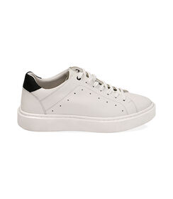 Sneakers bianche in pelle, Valerio 1966, 2114T6603PEBIAN040, 001 preview
