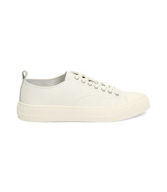 Sneakers bianche urban in pelle, Valerio 1966, 23R9T0092PEBIAN040, 001 preview