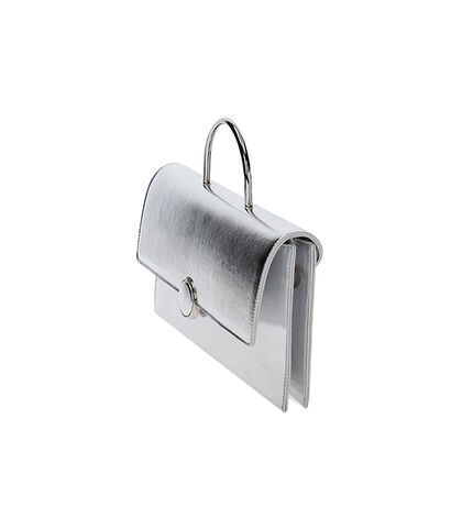 Pochette laminata argento con manico, Valerio 1966, 2351T5561LMARGEUNI, 002