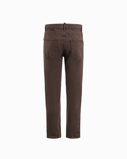 Pantalone in tela jeans testa di moro, DK BROWN