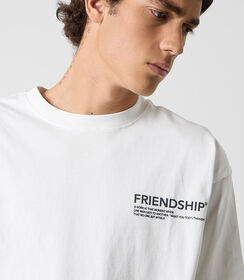 T-shirt da uomo in cotone bianco, Valerio 1966, 26J3T1106TSBIANI, 002 preview