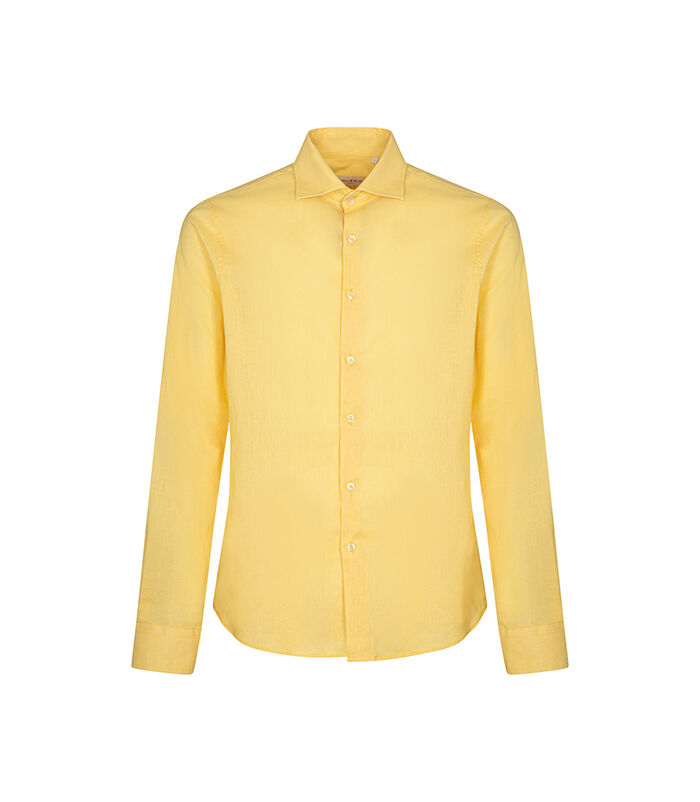 Camicia gialla lino, Valerio 1966, 27Z3T2302LNGIAL45