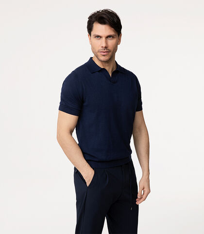 Polo blu navy classica, Valerio 1966, 27U4T4757COBLUNI, 002