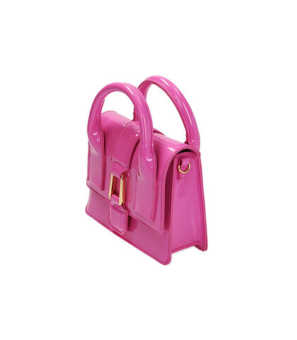 Mini bag rosa in vernice, Nuova Collezione, 2151T4537VEROSAUNI, 002