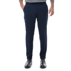 Pantalone blu elegante, Valerio 1966, 24N9T5230TSBLUN42, 001a preview