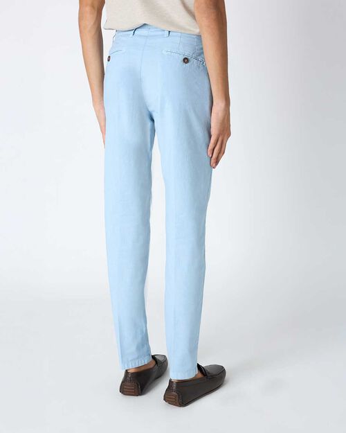 Pantalone da uomo basic celeste, LT BLUE