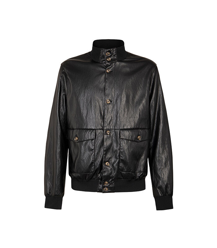 Giubbino nero con dettagli dorati, Valerio 1966, 2785T2588EPNEROI