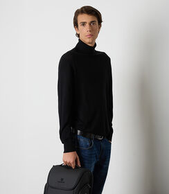 Maglione dolcevita da uomo nero, Valerio 1966, 26U4T3053TSNEROL, 001 preview