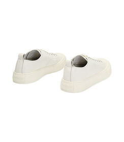 Sneakers bianche urban in pelle, Valerio 1966, 23R9T0092PEBIAN041, 003 preview
