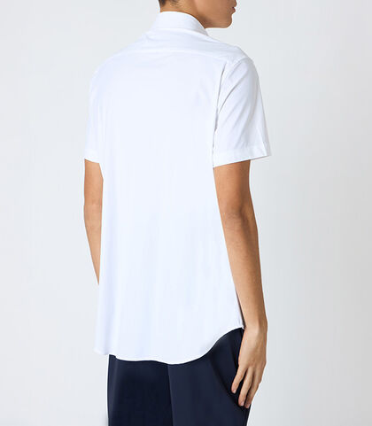 Camicia uomo bianca a manica corta, Valerio 1966, 25R1T2437TSBIAN42, 002