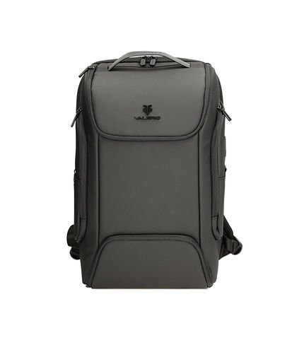 Zaino nero in tessuto porta pc, Valerio 1966, 23U2T7267TSNEROUNI, 001