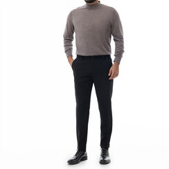Pantalone nero con piega inglese, Valerio 1966, 24N9T5229TSNERO44, 003 preview
